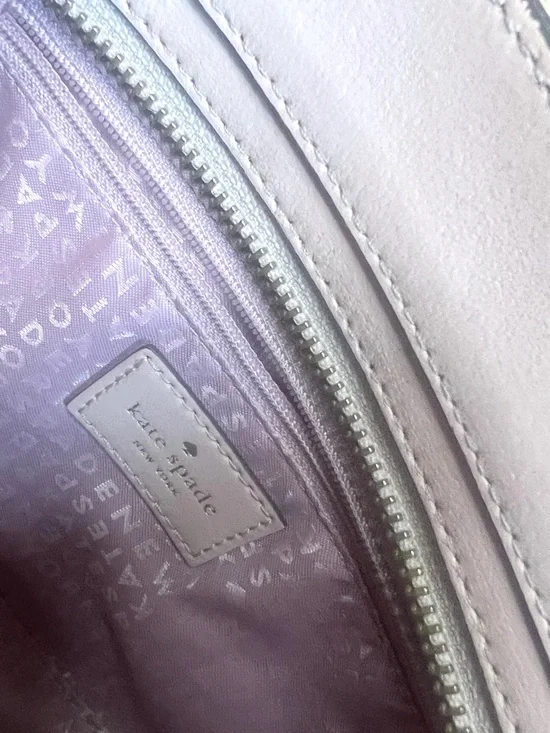 Kate Spade Beacon Court Angelica Crossbody Bag Ballet Pink Leather Bow - Picture 9 of 10